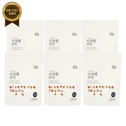 빅마마 시크릿코인 코인육수 편안한맛 6팩 (120알) 고체 동전 육수 한알 [원산지:국산(경상남도 통영시)], 개운한맛 6팩