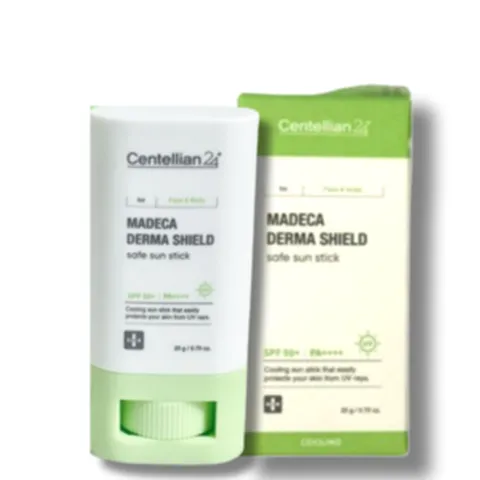 센텔리안24 마데카 더마 쉴드 세이프 선스틱 20g CENTELLIAN24 MADECA DERMA SHIELD SAFE SUN STICK 촉촉 쿨링 포켓썬 열진정, 1개