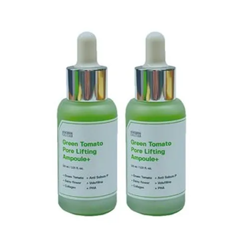 [본사정품] 성분에디터 그린토마토 포어 리프팅 앰플 플러스 30ml GREEN TOMATO PORE LIFTING AMPOULE+ 모공앰플 그린 토마토 앰플플러스 리프팅앰플, 2개