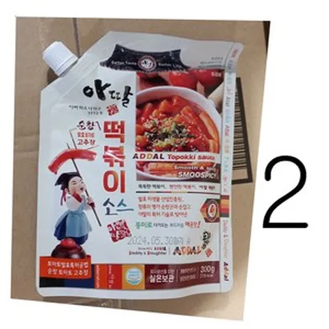 아딸 떡볶이소스300g X 2개, 300g
