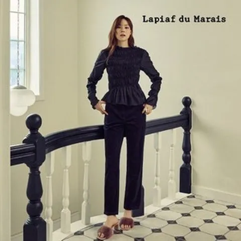 (백화점 상품) 라삐아프 24FW 코듀로이 배기팬츠 3종 3054993, 내추럴브라운