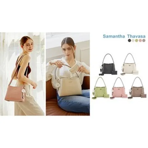 [사만사타바사] 리자드 쁘띠 아이리스 컬렉션 (토트+카드지갑+키링)