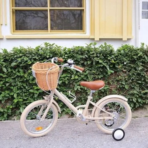 엘도라16샌드베이지 도쿄나인 어린이자전거 5세 6세 7세 보조바퀴까지 완벽무료조립 바구니무료, 스탠드조립, 1개