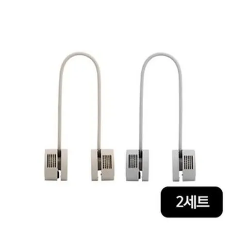단순생활 단순생활 넥밴드 휴대용 선풍기 롤링 2세트 (연그레이+연베이지), 단일옵션