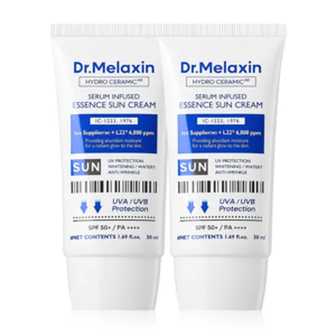 닥터 멜락신 하이드로 세라믹 수분 에센스 선크림, 2개, 50ml