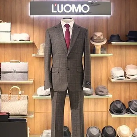 [워모] DB_ 남성 글렌체크 가을정장세트 울수트 2022FLJKJ02JTJ02