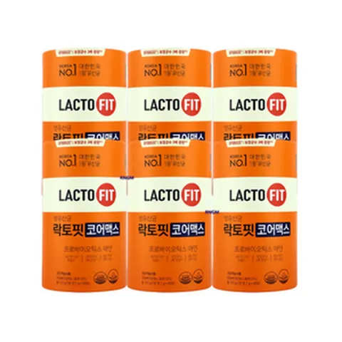 종근당 락토핏 생유산균 코어 코어맥스 프로바이오틱스 아연 LACTO FIT 유산균 랏토핏 락토픽 라토핏 라토픽 라토피 장운동 배변활동 홈쇼핑 방송 건강 식품 정품, 60포_6통(총360일)(TMX567_12종), 1개, 120g