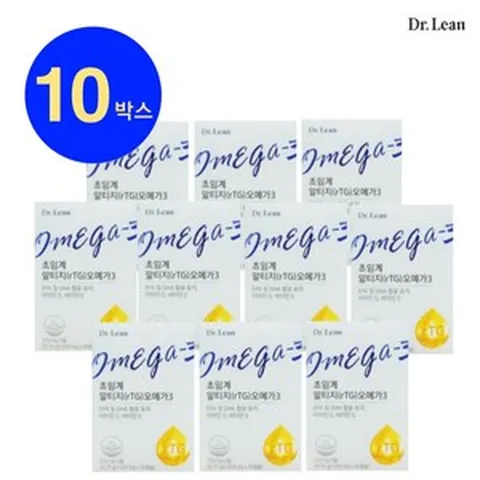닥터린 rTG 오메가3 저온 초임계 알티지 송중기오메가+비타민D & E 함유 1~12 박스 상세페이지참조, 10개, 30개