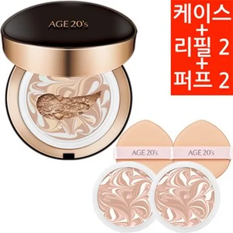 [에이지투웨니스] 시그니처 에센스 커버팩트 - 인터스 커버, 23호 미디움 베이지, 1개
