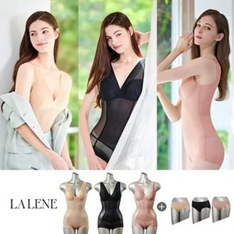 라렌느 고객감사 특별구성 슬림핏 올인원 바디수트 3종 팬티 1 마감임박!!!