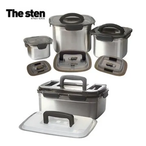 더스텐 메탈그라운드 2종 세트 (특대형7L+정사각3종), 1개