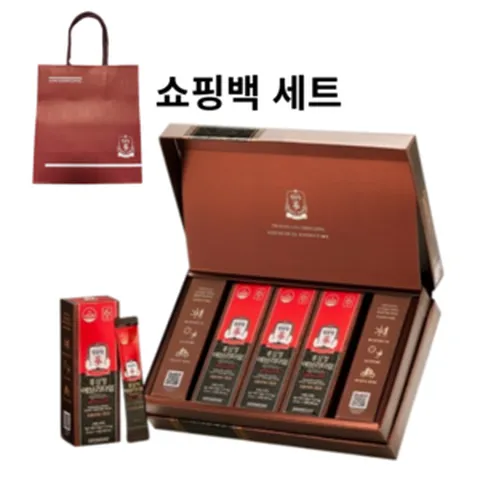 *쇼핑백세트* 50일분 (100% 정관장 정품) 홍삼정 에브리타임 리미티드 10ml*50포 (50일분) 1일 1포 건강챙기기 센스 영양 에너지 부모님선물, 1세트, 50회분