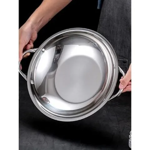 샐러드마스터냄비 냄비 스텐팬 후라이팬 세트 스테인레스, 1개, 30cm 투명 수프 냄비