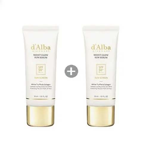 [1+1] 달바 선크림 모이스트 글로우 선세럼 30mlx2개 SPF50+/PA++++, 달바 모이스트 선스프레이 150ml 2개