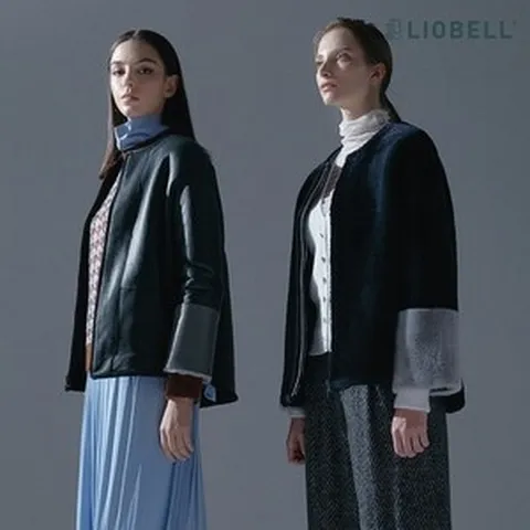 리오벨 598 000원 리얼양가죽컬러블록리버시블무스탕 217710 {!마감임박!}, 와인(WINE)