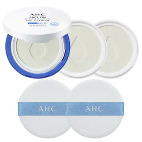 AHC 세이프온 시카 카밍 선쿠션 본품 25g 리필2개 박세리 썬팩트 올리브영 보송피부