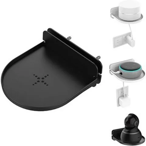 구글 네스트 WiFi 라우터용 WiFi 라우터 벽면 설치 홀더 스탠드 브래킷(흰색), black