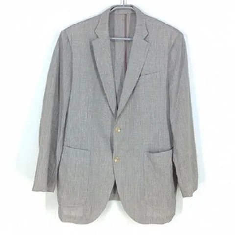 (중고상품) 빈티지다온 타운젠트 남성 체크 마혼방 블레이저 브라운