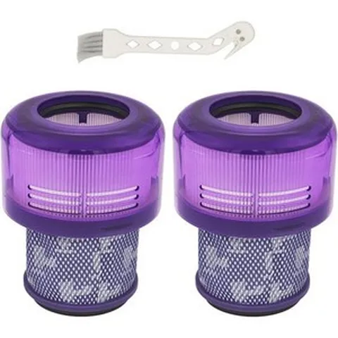 다이슨 V11 아웃사이즈 아웃사이즈 오리진 절대 진공청소기 세탁 및 재사용 가능한 2팩 헤파 필터 교체 부품 부품과 비교 970422-01, 2 Pack, 2개