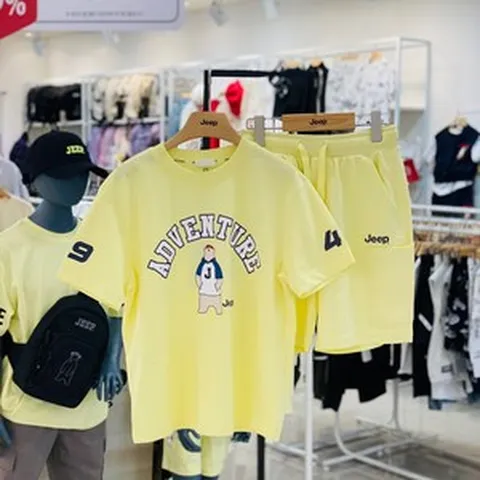 [지프키즈]NC인천점 원단부터 남다른 쿨링 캐릭터 트레이닝세트 (상 하 개별판매가능)