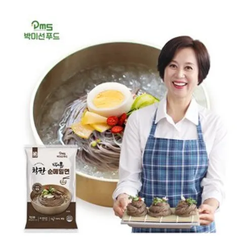 [박미선 착한] [10인분] 박미선 순메밀면 10팩+동치미육수 6팩+비빔장 4팩, 상세 설명 참조