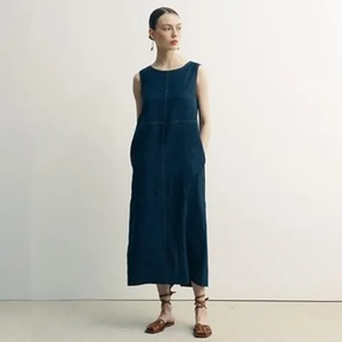 셀렙샵에디션23SS프렌치린넨100스티치롱원피스