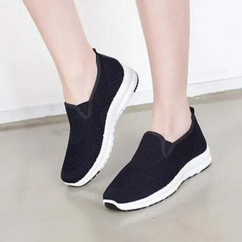 여성 니트 매쉬 슬립온 가볍고 발이편한 푹신한 신발