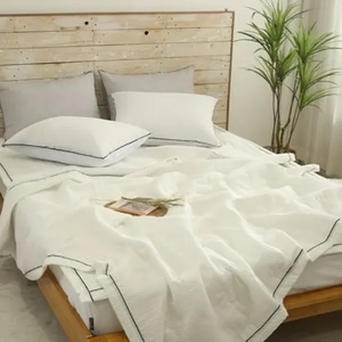 시원한 접촉냉감 린넨 스노우 시어서커 여름이불세트