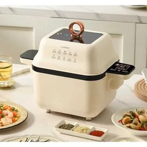 통돌이 삼겹살 회전 스마트 오븐 그릴 조리기 냄비, (업그레이드 모델)자동볶음기