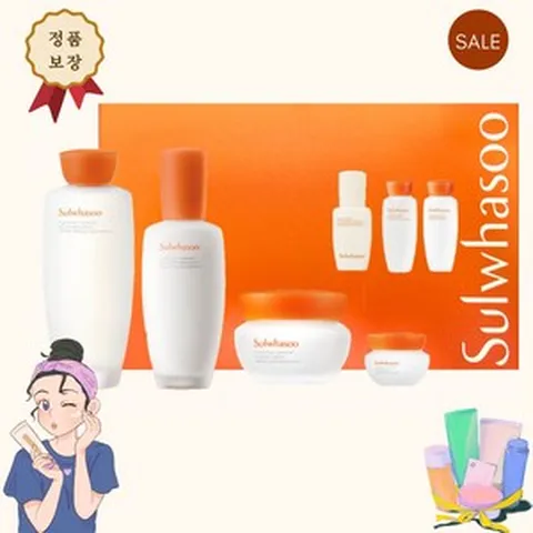 리뉴얼 설화수 에센셜 탄력케어 리추얼 7종 선물 세트 (최신 정품 ), 1세트, 포장+ 쇼핑백