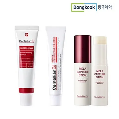 센텔리안24 패플단독 멜라캡처스틱10g+파워 부스팅 포뮬러 마데카 크림15ml+인텐스 아이크림15ml, 1개, free