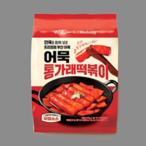 프레시지 고래사어묵 대파가 들어간 어묵 통가래 떡볶이 밀키트, 515g 1개, 1개