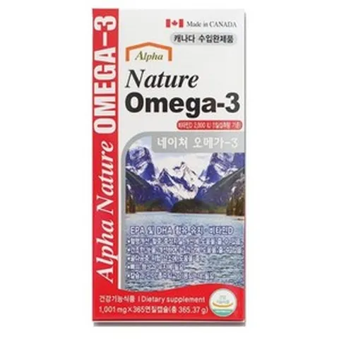 오메가3 캐나다 알파네이처 수입완제품, 1개, 365정