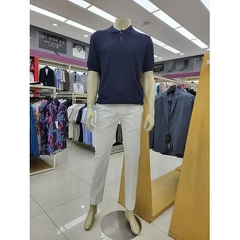 휠라 골프 남성 여름 CJ Sweater 반팔 티셔츠 FG2STD2900M NAY