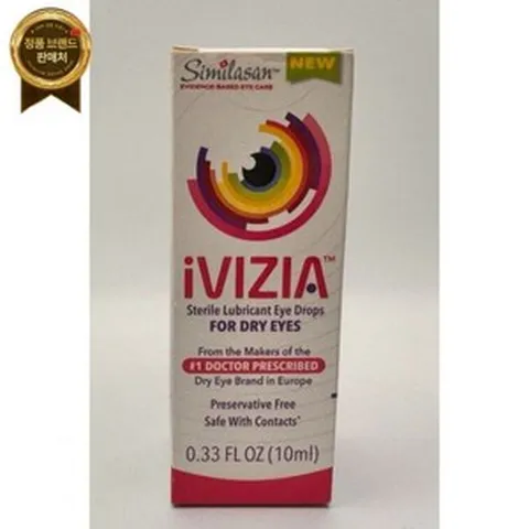 iVIZIA 건조한 눈을 위한 멸균 윤활제 안약 ASK EXP, 1개