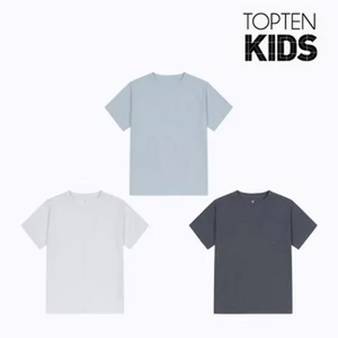 (백화점 정품)탑텐키즈 *편안하고 시원한 소재의* (밸런스) 남아 소로나 반소매티외 기본티1종 MKD5TS1402 1680665, CH(차콜)_170