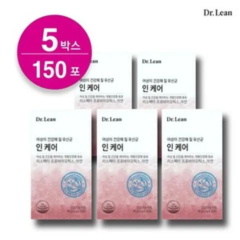 [닥터린] 인케어 리스펙타 유산균 크랜베리 프락토올리고당 (30포*2g), 60g, 5개