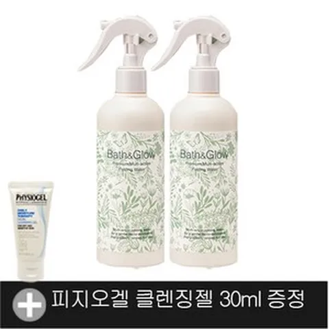 배쓰앤글로우 바이 컬러딥 래버러토리즈 필링워터 280ml 2개 + 피지오겔 데일리 모이스쳐 테라피 페이셜 클렌징 젤 30ml, 1개