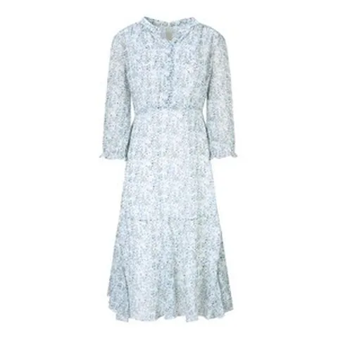 베스띠벨리 NC중앙로 밸티드 큰꽃무늬 여름 쉬폰 롱 원피스