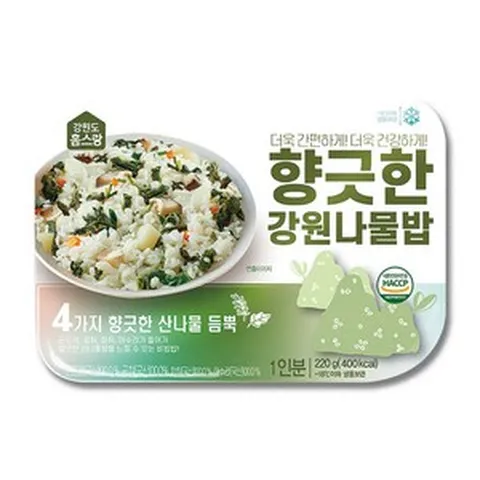 강원도 별비밥 청정지역 건강 자연밥상 향긋한 강원나물밥, 1개, 220g