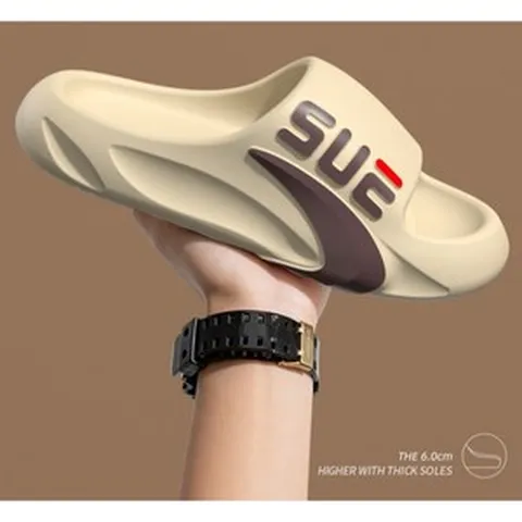 무지외반증슬리퍼 근막 평발 지압 무중력 기능성 슬리퍼, 36-37(표준 코드), 카키색 옷감(뜨거운 판매), 1개