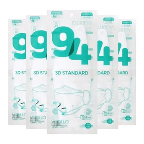 바닐라 국산 KF94 대형마스크 개별포장 식약처인증 보건용 마스크, 50개, 1개입