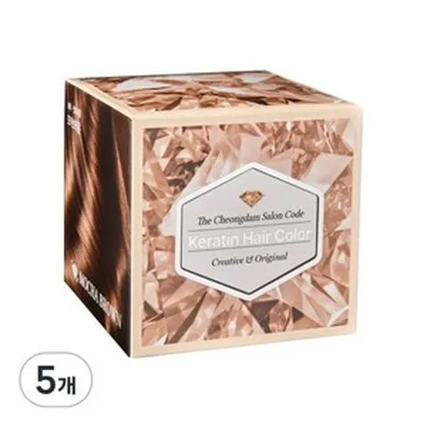 제니하우스살롱코드 일루미네이션헤어컬러 염색제 모카브라운 5개 446622
