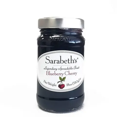 SARABETHS FRUIT BLUBRY CHERY 사라베스 블루베리 체리 잼 510g 2팩, 2개