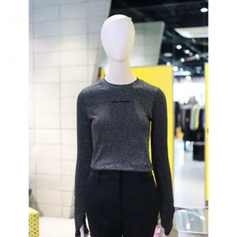 [럭키슈에뜨] LFTAS24035BKX 홀리데이 메탈 슬림핏 티셔츠 백화점 아울렛 (4411891)