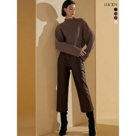 [KT알파쇼핑]피에라벨라 아티피셜 레더 시그니처 팬츠 1종