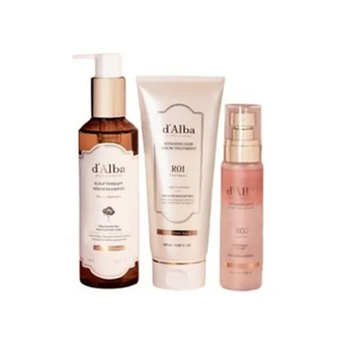 NEW 달바 비건 헤어 3종 세트 샴푸+트리트먼트+퍼퓸 세럼, 1개