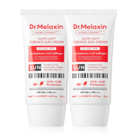 닥터 멜락신 하이드로 세라믹 톤업 에센스 선크림, 2개, 50ml