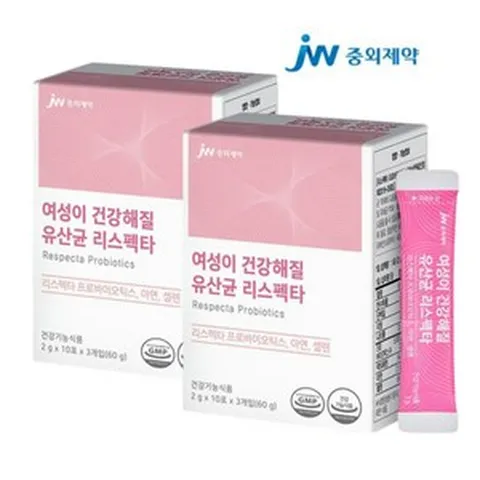 리스펙타 질유산균 질건강 임산부 여성질 유산균 아연 셀레늄, 2박스