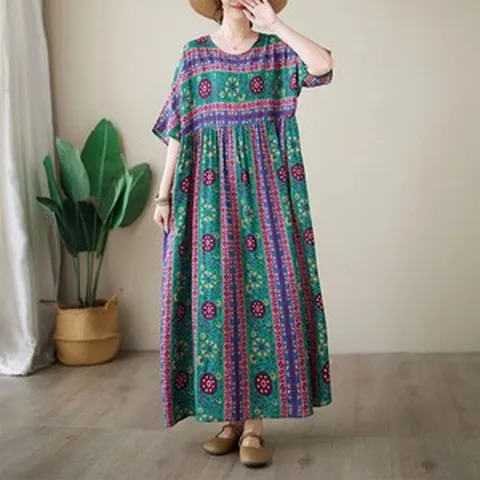 엄마옷 할머니 원피스 여름 휴양지 인견 사이즈